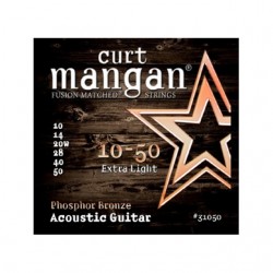 Curt Mangan Guitarra Acústica 10-50 Extra Light Phosphor Bronze