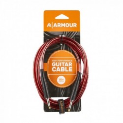 GC10R CABLE JACK - JACK 3M ROJO TRANSPARENTE  ASHTON