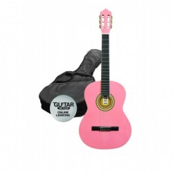 SPCG44PK PACK DE GUITARRA CLASICA ASHTON 4/4  ROSA