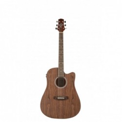 D26EQBW - GUITARRA ELECTROACUSTICA ASHTON ACABADO SATIN BLACK WALNUT WITH EQ