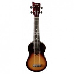 UKE110TSB- UKULELE ASHTON NATURAL CON FUNDA TOBACO SUNBURST