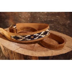 Blue Bell Straps 1968 Navajo Thinline Whiskey suede guitar strap