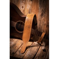 BLUE BELL STRAPS The Graceland Strap Wheat Color ( Special Acustic Guitars)