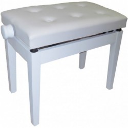 PIANO BENCH BGM WHITE-WHITE