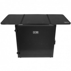 U91049BL2 - ULTIMATE FOLD OUT DJ TABLE BLACK PLUS (WHEELS)