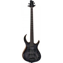 M7 SWAMP ASH-4 FRETLESS (2ND GEN) TBK TRANS BLACK