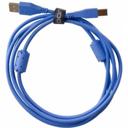 U95001LB - ULTIMATE AUDIO CABLE USB 2.0 A-B BLUE STRAIGHT 1M - UDG