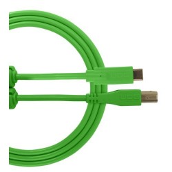 U96001GR - ULTIMATE AUDIO CABLE USB 2.0 C-B GREEN STRAIGHT 1,5M