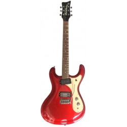 DANELECTRO GUITARS 64D REDM “Mosrite Style”  RED METALLIC