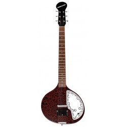 DANELECTRO GUITARS  BABYSITAR RED CRACKLE