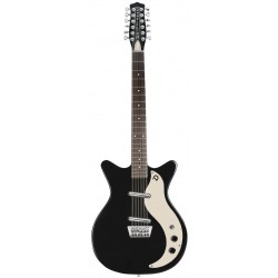 DANELECTRO GUITARS 12S BLK 12 Cuerdas Electrica Double Cut Negra Black