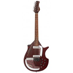 DANELECTRO GUITARS SITAR RDC RED CRACKLE