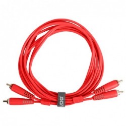 U97001RD - ULTIMATE AUDIO CABLE SET RCA-RCA STRAIGHT RED