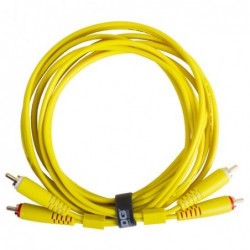 U97001YL - ULTIMATE AUDIO CABLE SET RCA-RCA STRAIGHT YELLOW