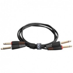 U97002BL - ULTIMATE AUDIO CABLE SET JACK - JACK STRAIGHT BLACK