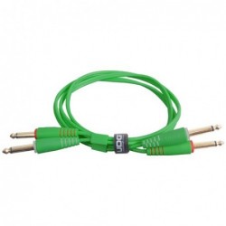 U97002GR - ULTIMATE AUDIO CABLE SET JACK - JACK STRAIGHT GREEN