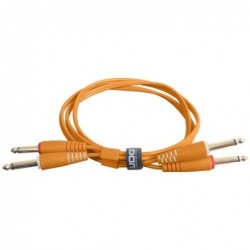 U97002OR - ULTIMATE AUDIO CABLE SET JACK - JACK STRAIGHT ORANGE