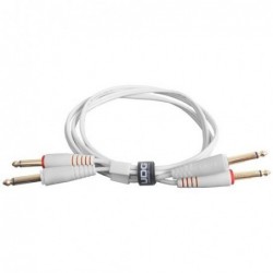 U97002WH - ULTIMATE AUDIO CABLE SET JACK - JACK STRAIGHT WHITE