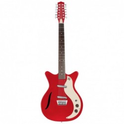 DANELECTRO GUITARS VINTAGE 12STR GUITAR  12 CUERDAS RED METALLIC