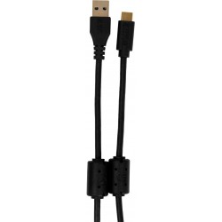 U98001BL - ULTIMATE AUDIO CABLE USB 3.0 C-A BLACK STRAIGHT 1,5M